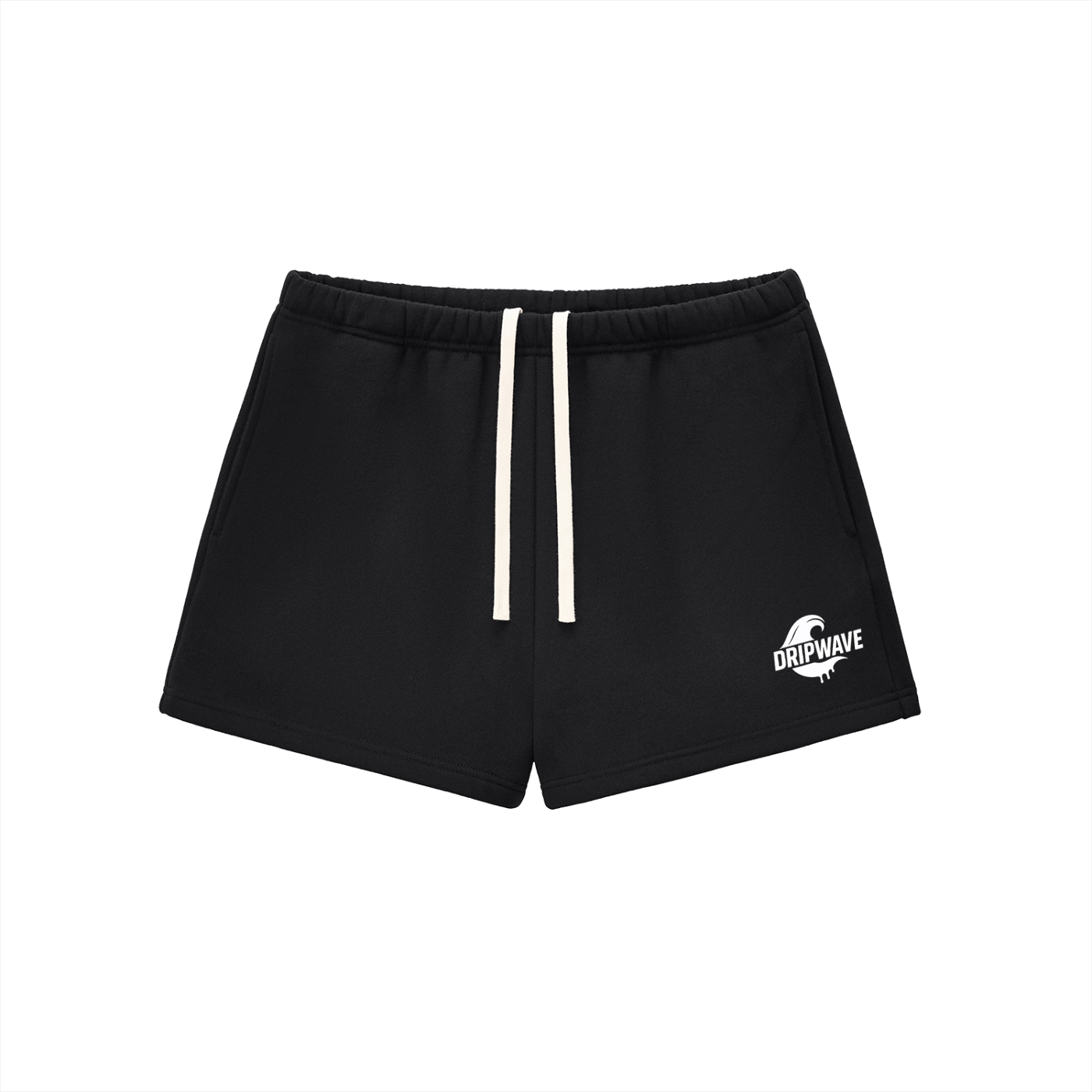 DRIPWAVE Essential Fleece Drawstring Sweatshorts