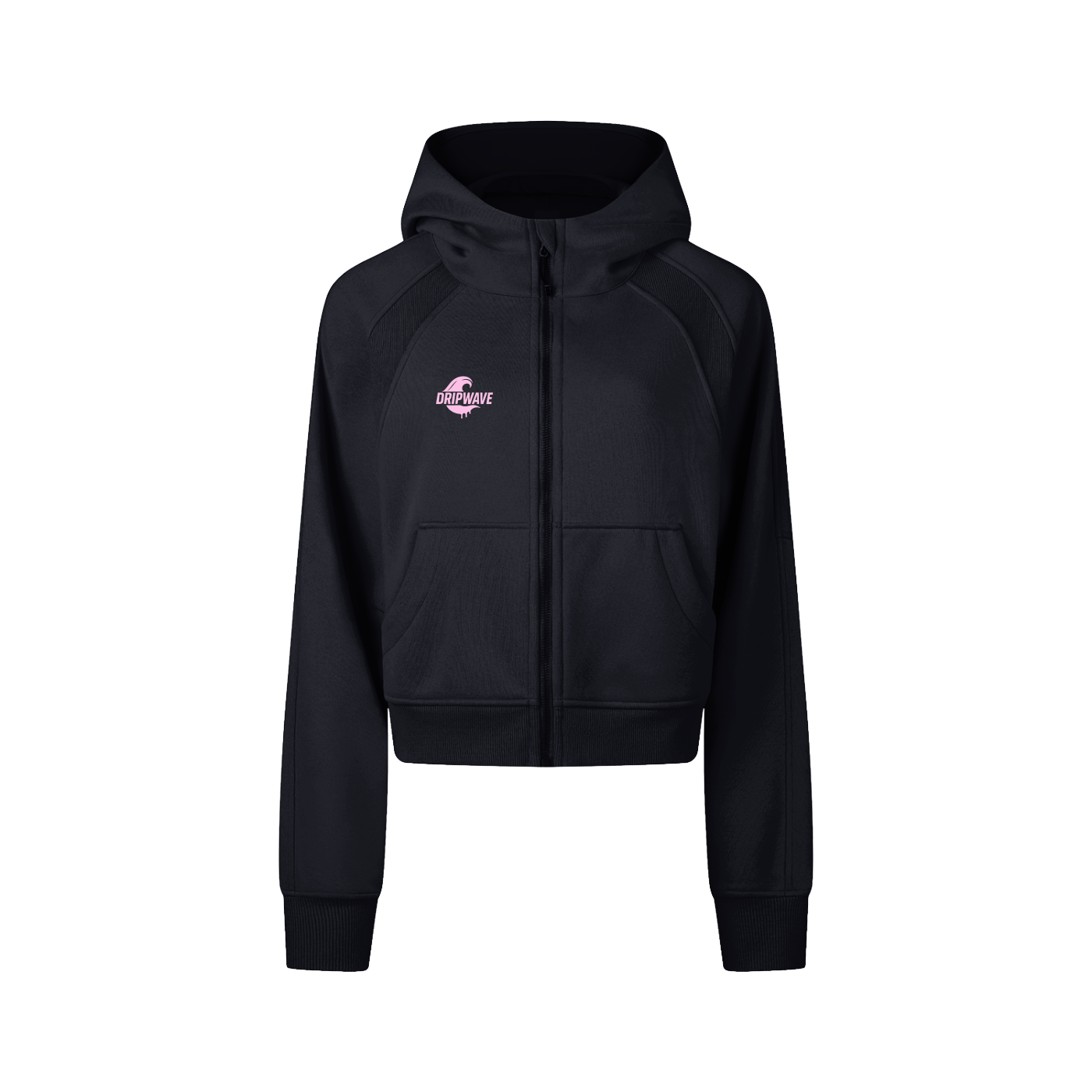 DRIPWAVE CASUAL Zip-Through Hoodie