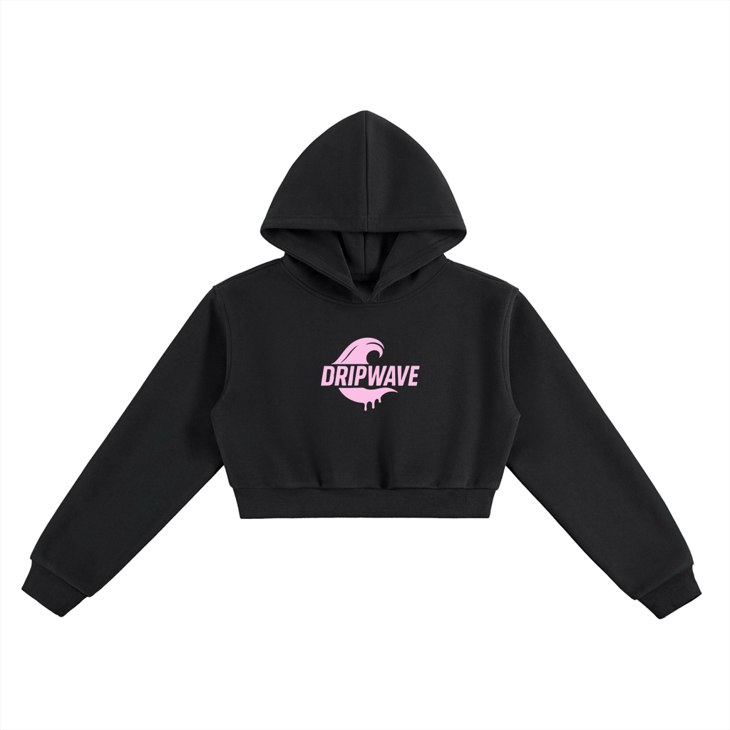 DRIPWAVE Cropped Hoodie
