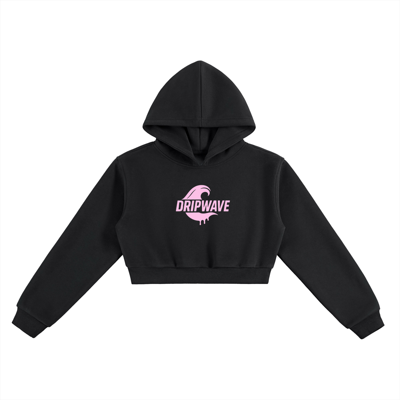 DRIPWAVE Cropped Hoodie