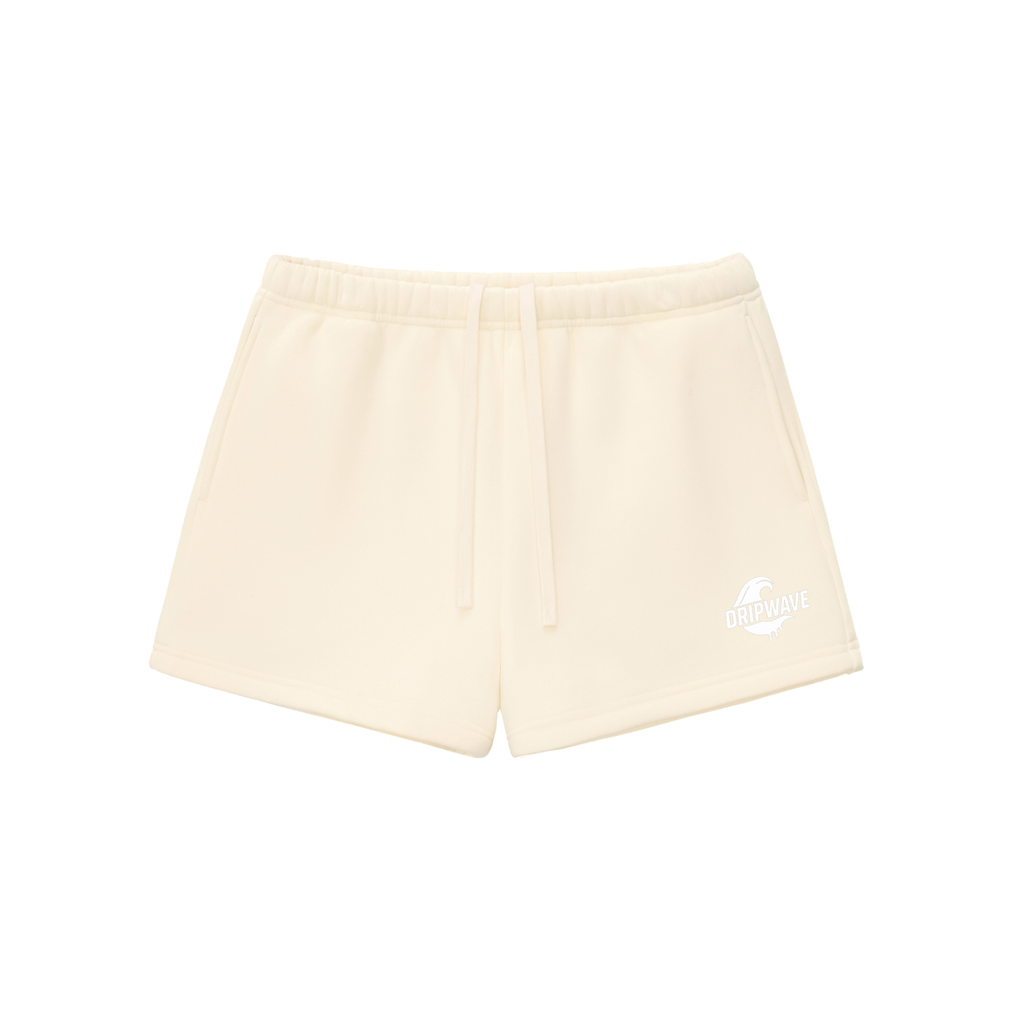 DRIPWAVE Essential Fleece Drawstring Sweatshorts