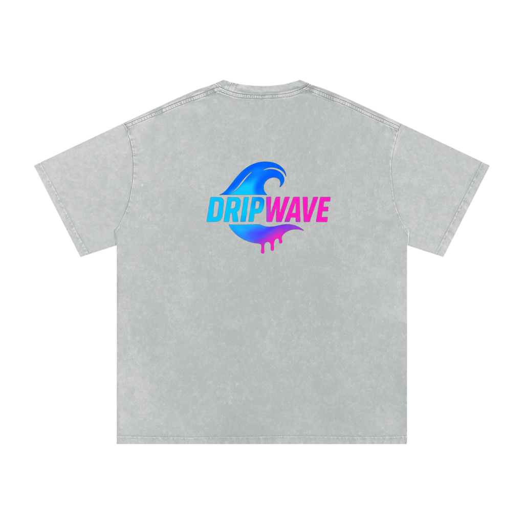 DRIPWAVE Snow Washed TIGER Tee