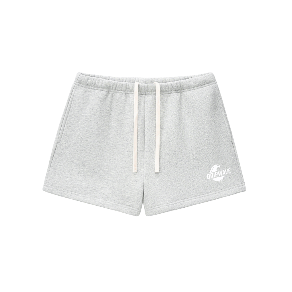DRIPWAVE Essential Fleece Drawstring Sweatshorts