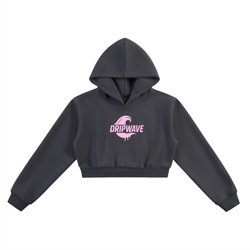DRIPWAVE Cropped Hoodie