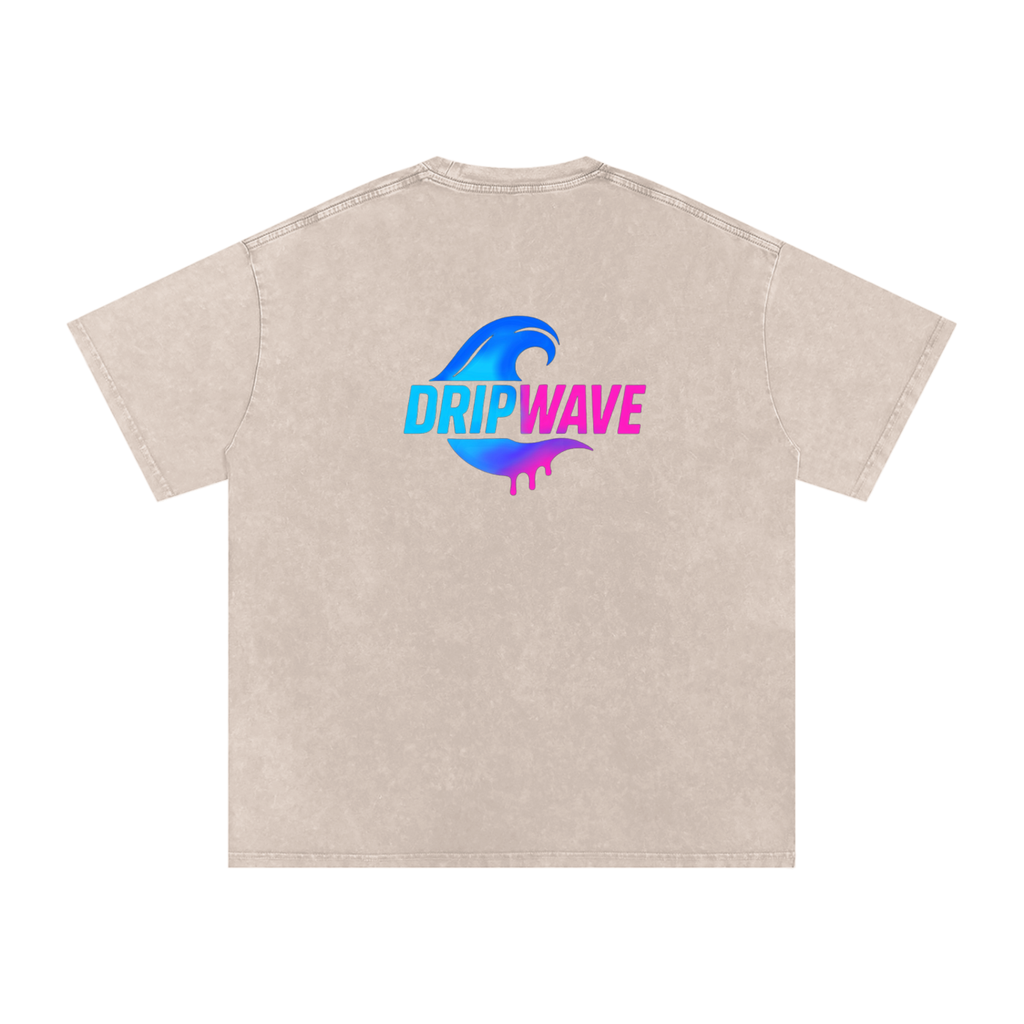 DRIPWAVE Snow Washed TIGER Tee