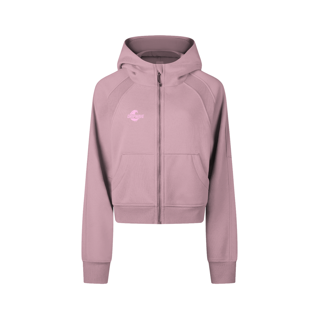 DRIPWAVE CASUAL Zip-Through Hoodie