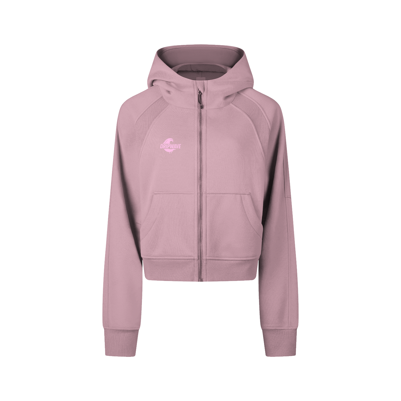 DRIPWAVE CASUAL Zip-Through Hoodie