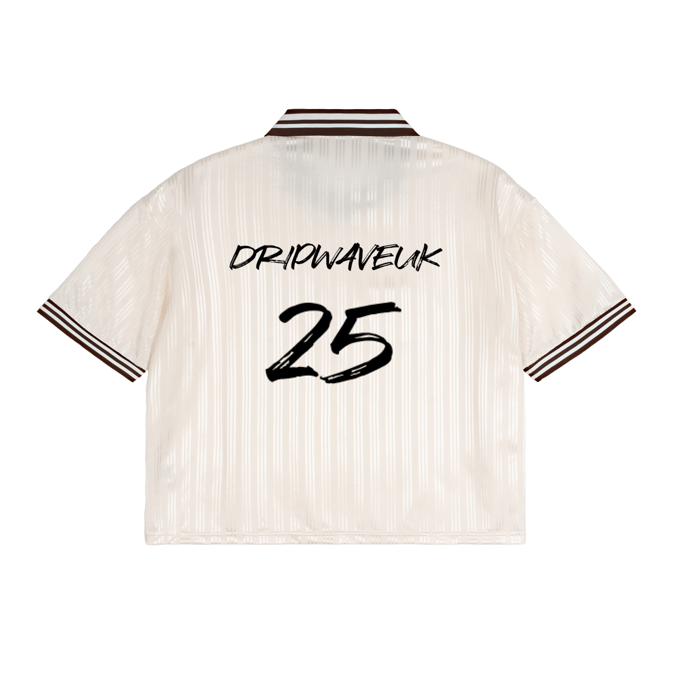 Contrast Stripes Polo Collar T-Shirt